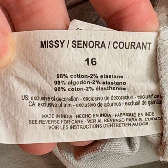 Gloria Vanderbilt Jeans Amanda 16 Slimming Heritage Fit Tapered Leg Classic Rise - Picture 6 of 16